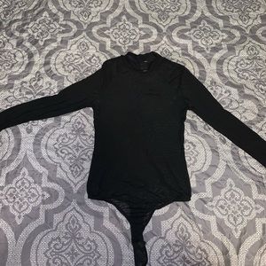 Black Mesh Bodysuit
